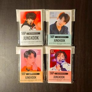 KPOP BTS JUNGKOOK PHOTO CARD 56PCS